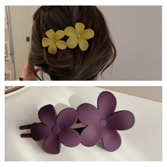 Accessories - Acrylic floral hair clip